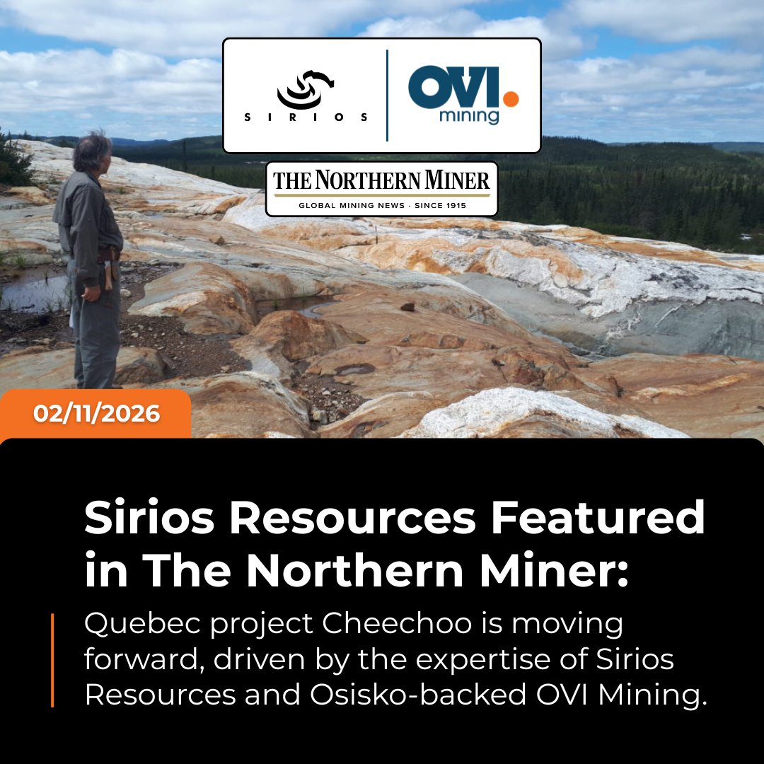 Sirios Resources tweet media