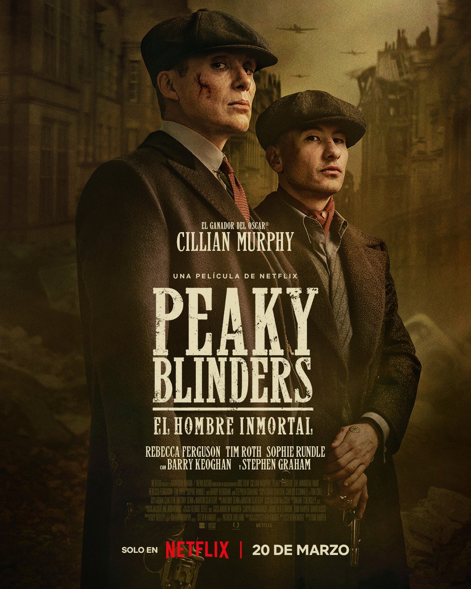 Esta vez, la moneda no marcará el destino de los Peaky Blinders. La película 'Peaky Blinders: El hombre inmortal' solo en Netflix el 20 de marzo.