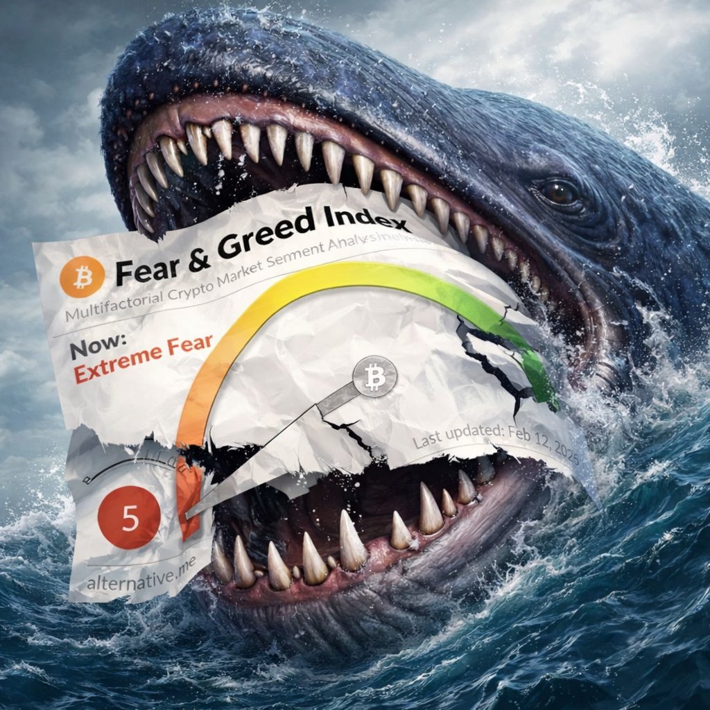 🚨 BREAKING: Fear &amp; Greed Hits ALL TIME LOW! 

Bitcoin Whales Are Still Buying! 

 <a href="/glassnode/">glassnode</a>  reported wallets holding >1,000 BTC scooped up 53,000 coins ($4B) in the past week alone.

See chart in reply 👇
