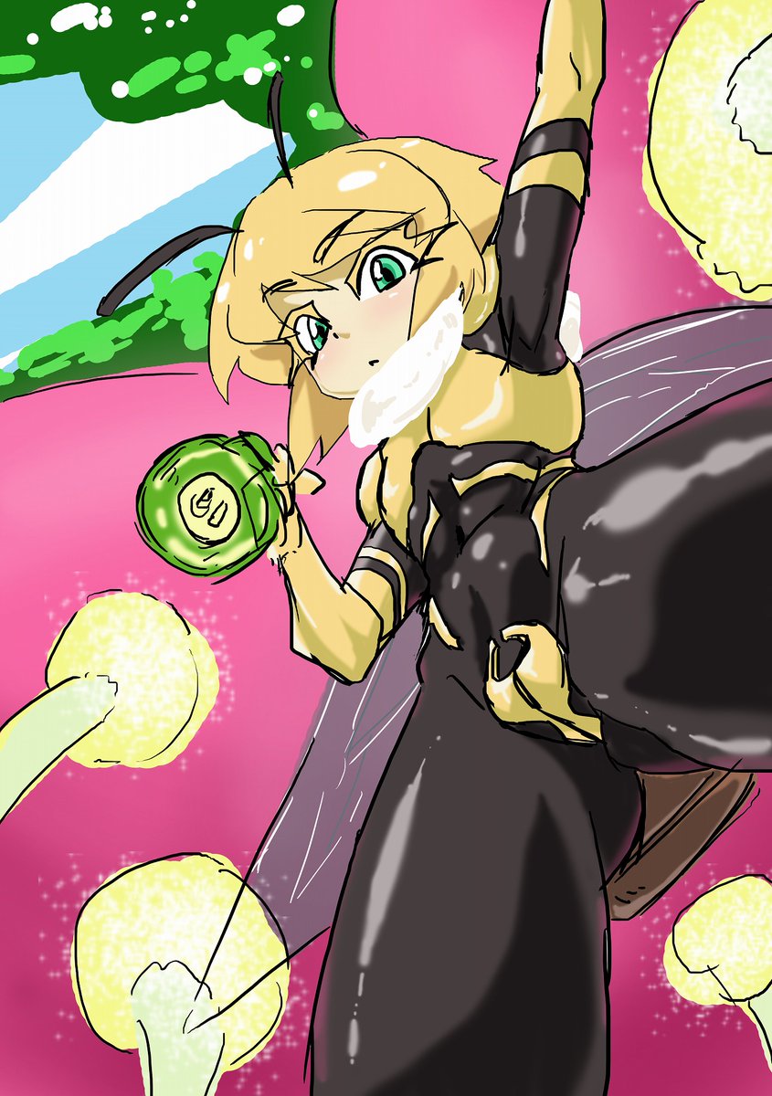 きけんなめにあうミツバチ 