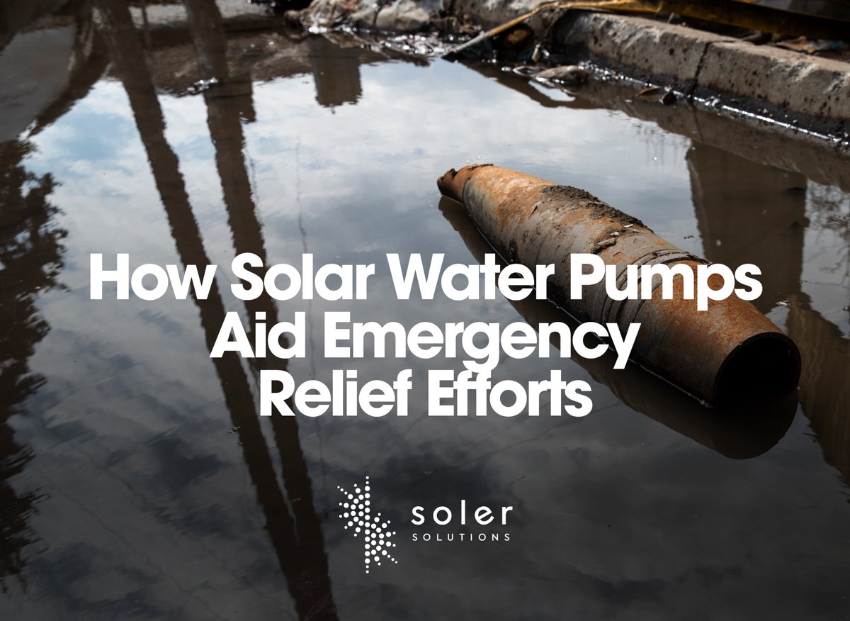 Accessing water in a crisis is key 💧

Solar water pumps help relief teams move water when power and fuel are limited, with simple setup tips that hold up beyond day one.

Read more → shorturl.at/KfUjb

#SolarWaterPumps #EmergencyRelief