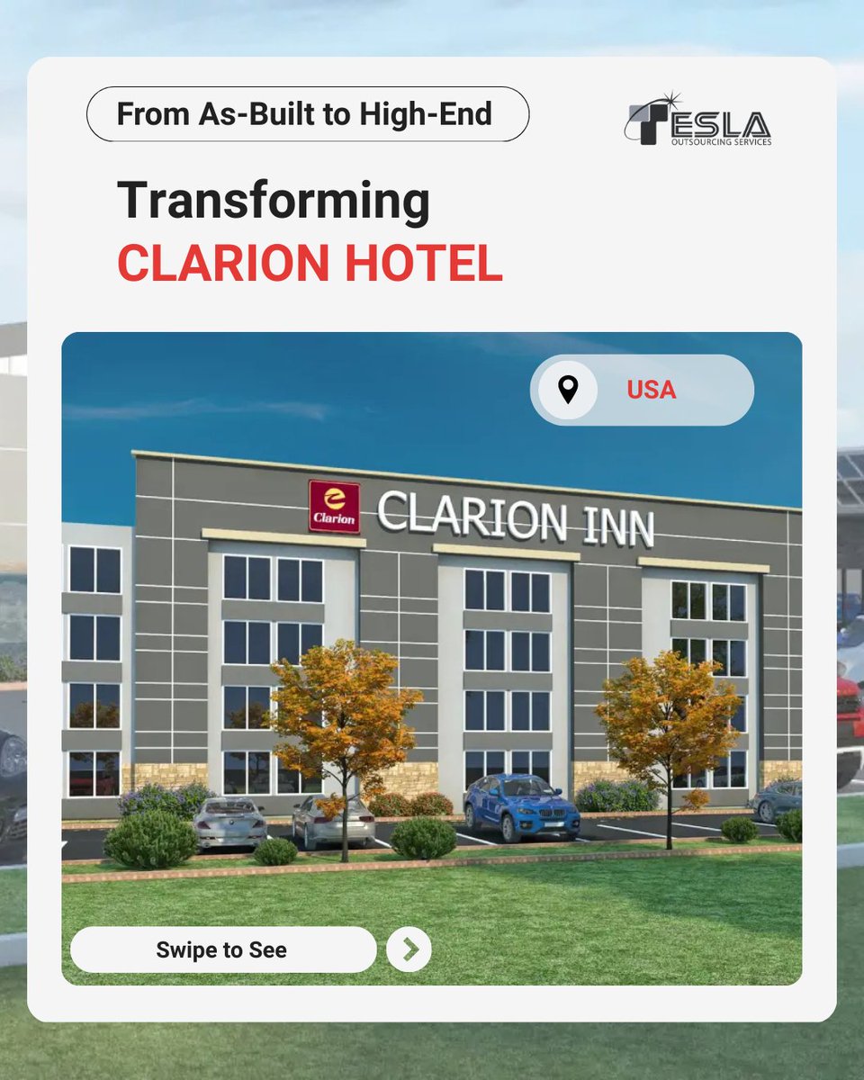 teslaoutsource's tweet image. We used advanced 3D rendering to showcase exterior updates - from color changes to structural adjustments, giving our clients a photorealistic look at their project before construction even began.
🔗teslaoutsourcingservices.com/portfolio/arch…
#3DRender #HotelDesign #ArchitectureLovers
