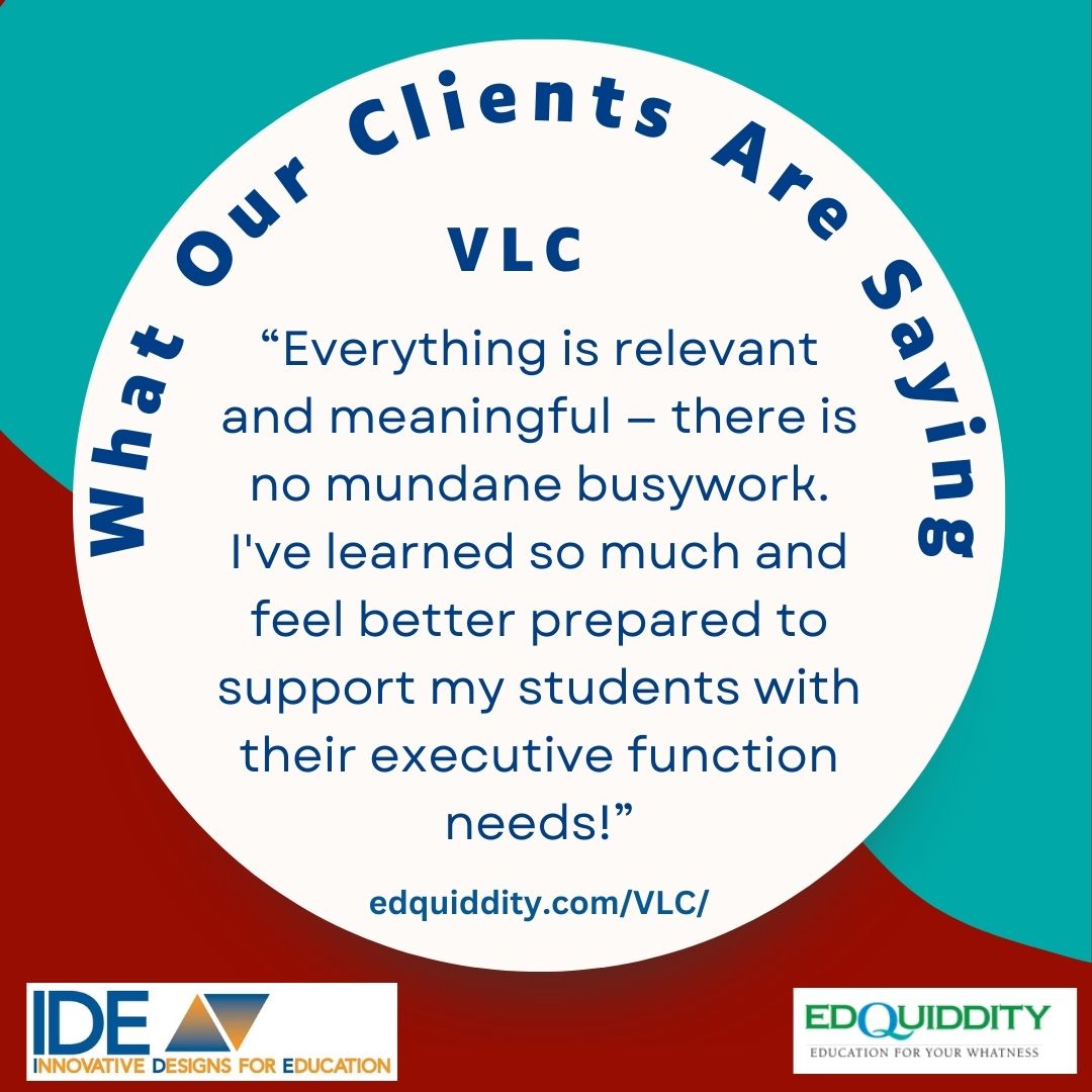 Our Virtual Learning Communities offer a personalized approach to professional learning. See our full schedule to choose YOUR topic: idecorp.com/wp-content/upl…