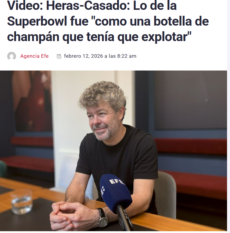 El Baile de la Ópera de Viena #Opernball toma el relevo a la #SuperBowl2026  como celebración de la diversidad. El maestro Pablo Heras-Casado aplaude la actuación de #BadBunny como "una botella de champán que tenía que estallar". Lo cuenta <a href="/EFEnoticias/">EFE Noticias</a> swissinfo.ch/spa/heras-casa…