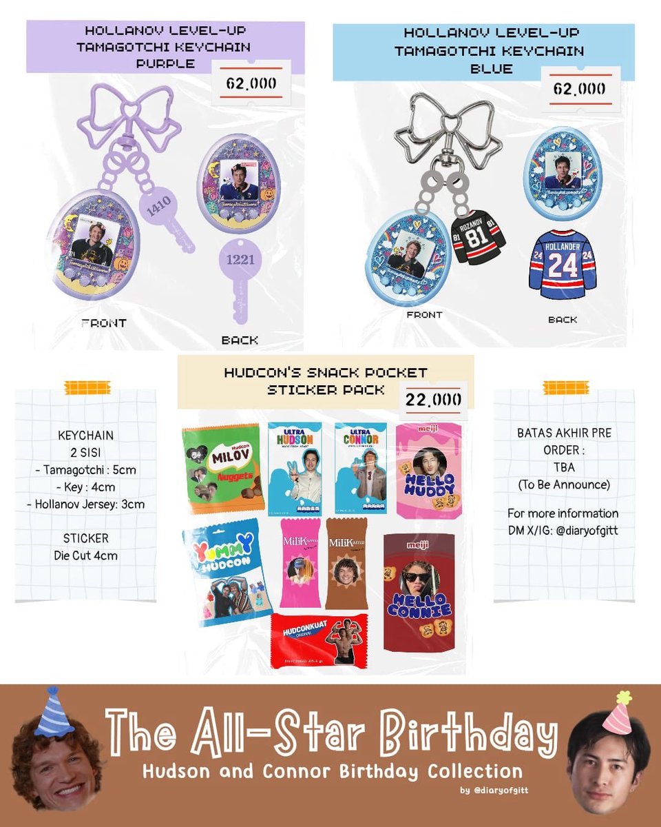 deityrozanov's tweet image. [#deityroz_go PH GO]    

#hudcon &amp;amp; #hollanov fanmerch birthday collection🎂 by @/diaryofgitt

🏒doo: feb 28, 8PM
🏒dop: 50% payo - 50% rembal on march 5, 8PM
🏒feta

🔗: forms.gle/krj9PFckETBd8N…