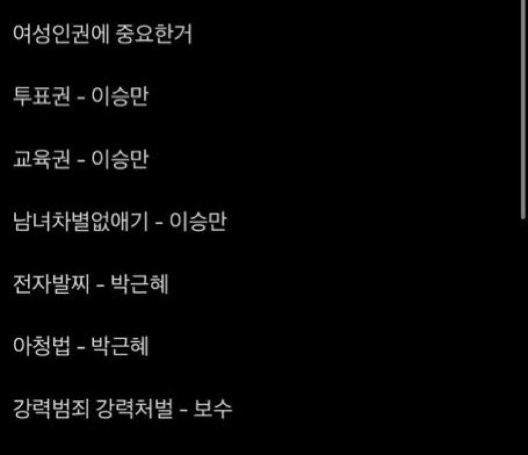 알고보면 여성인권 챙긴건 보수였음💦💦💦