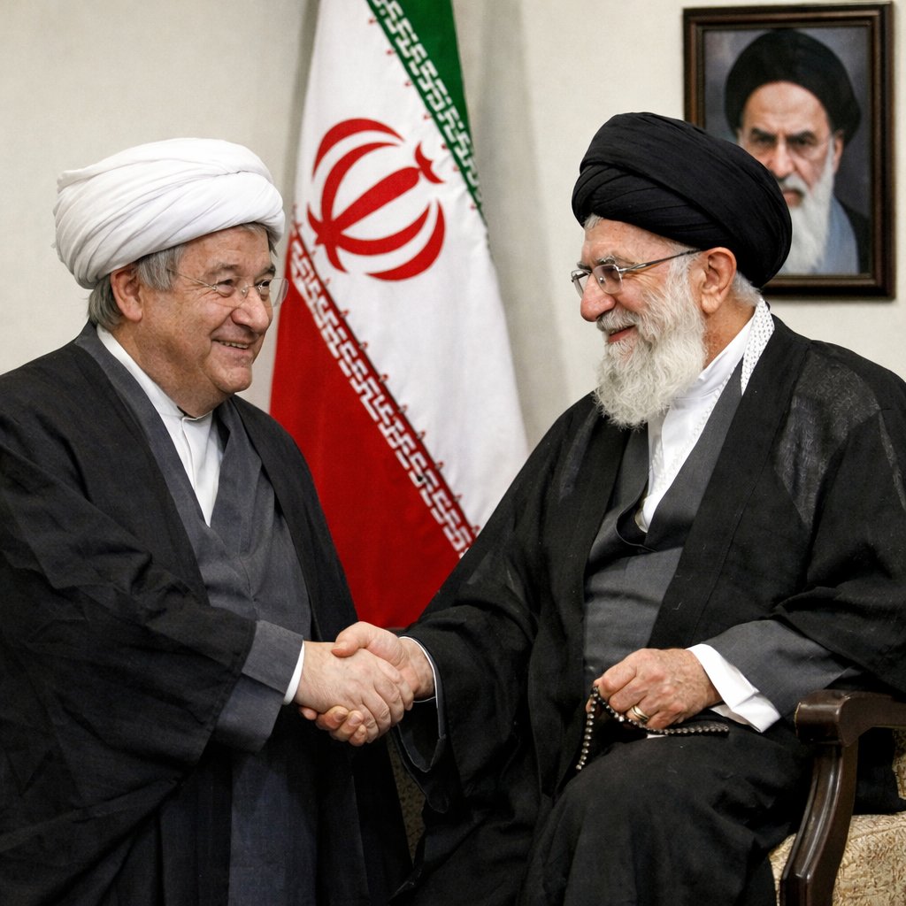 António Guterres is completely brain-dead and shows no sympathy for the 40,000 Iranians who have been killed by the Islamic regime only for two days. This pig calls himself Secretary-General of the UN. He is full of shit.#IranMassacre #IranRevolution2026