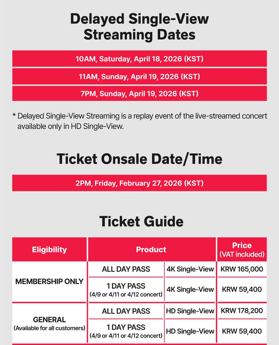 I'll be providing the first live concertㅣ 
'ARIRANG' at Goyang / Tokyo

• follow me
• rt and like
• will go private 30 mins before the concert starts,  links will be shared only within closed gcs.