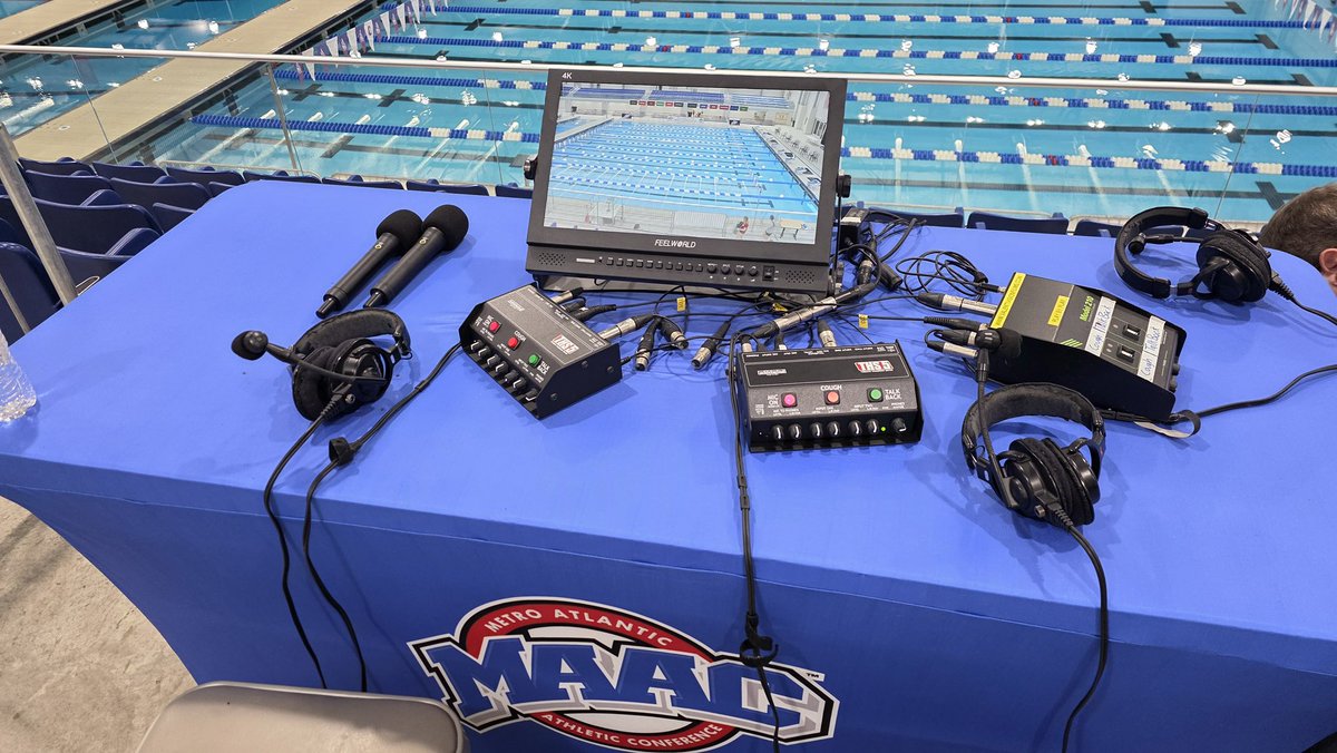 LinacreMedia's tweet photo. Five big days of Swimming and Diving #MAACtion‼️🏊♀️🏊🏊♂️🏆
Proud to team with the #MAAC again this winter and an excellent effort in collaborating with @ValentiVision onsite at Spire Institute Geneva, Ohio.
#LinacreMediaOnTV 🏆🎥📺🎛🎙🇺🇸 https://t.co/z3eEheGGfm