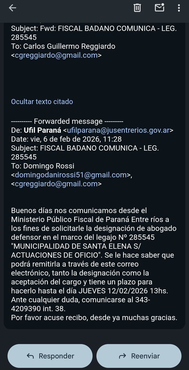 Quiero mostrar cómo los fiscales, mandados, arman causas para intimidar a quienes no se callan y no se alinean.

Esta semana recibí un mensaje de un fiscal puesto a dedo para “amenazarme y disciplinar”.