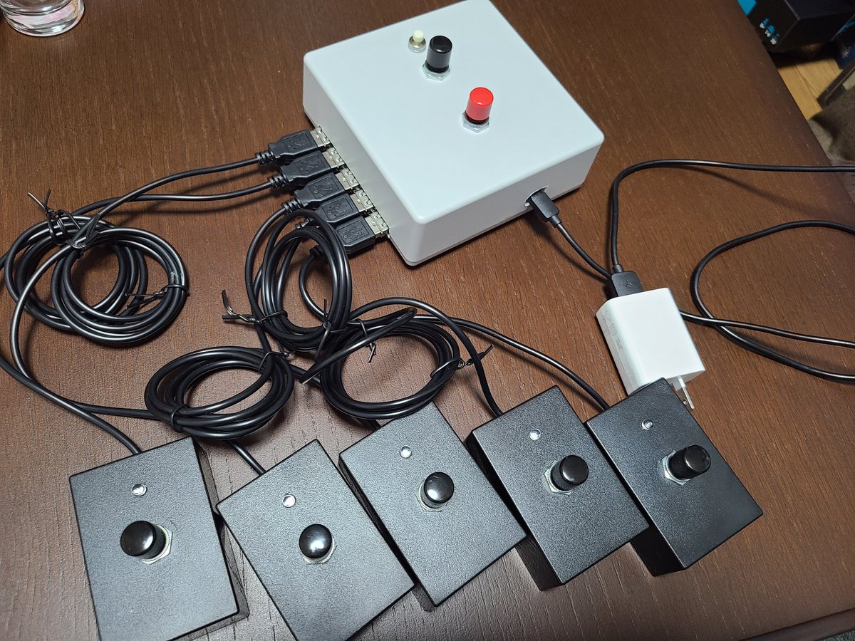 R³(R-Cube)早押し機 早押しボタン研究所 ピンポンブー Qox 長屋用 ちょ