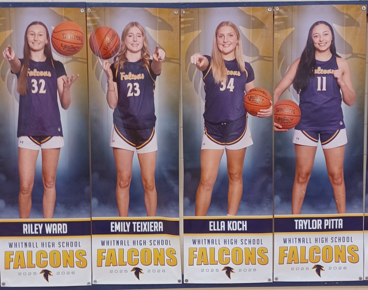 whitnallgbball's tweet photo. SENIOR NIGHT! The Falcons (18-4, 13-0) celebrate four special seniors when they take on Cudahy 6 p.m. today. Come out and show support for @rileyward000, @emilytex08, @ella_koch07, @TaylorPitta, and the rest of your Woodland East champions! #wisgb https://t.co/ajLSswyUAc