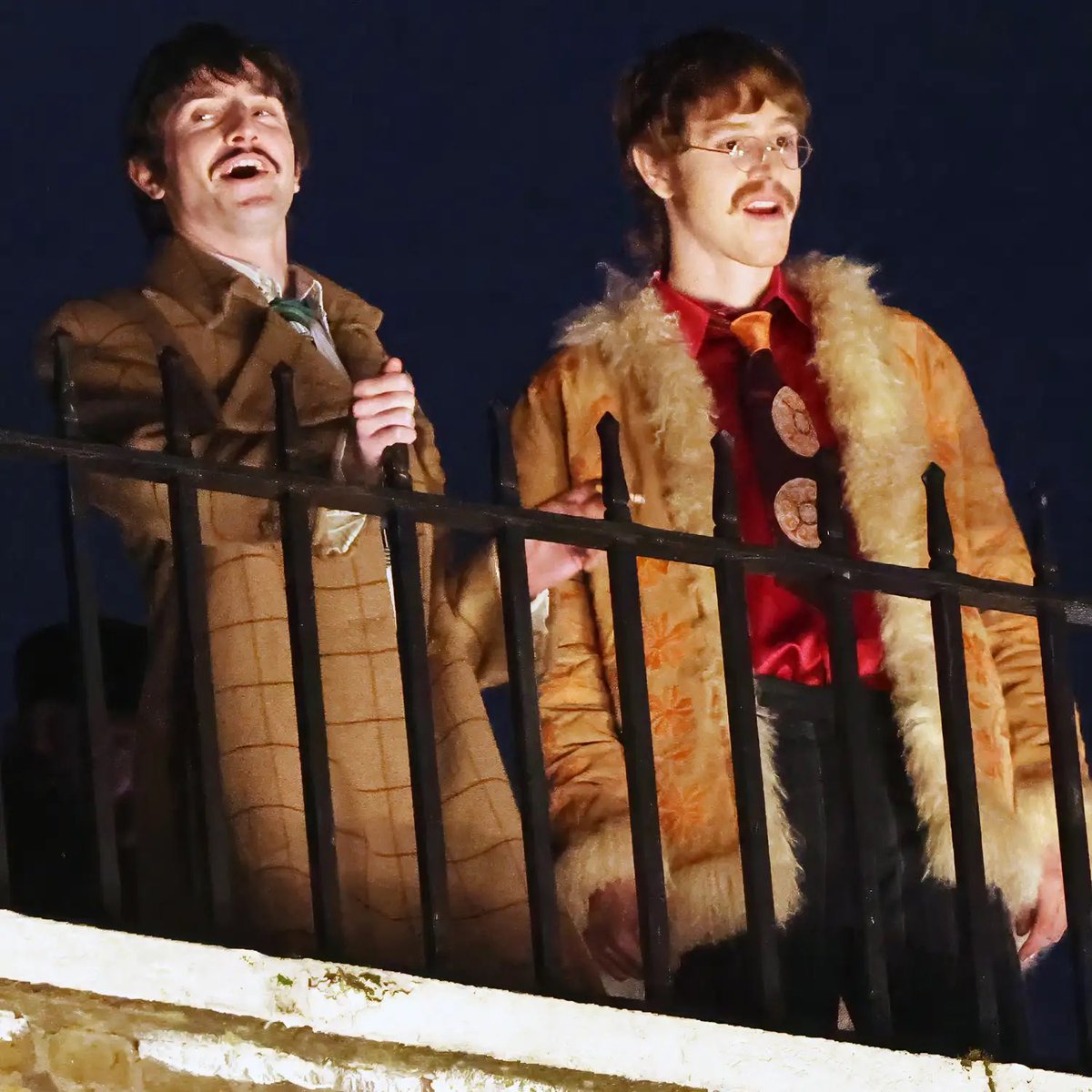 Another look at Harris Dickinson and Paul Mescal as John Lennon and Paul McCartney 🎬 #BeatlesBiopics