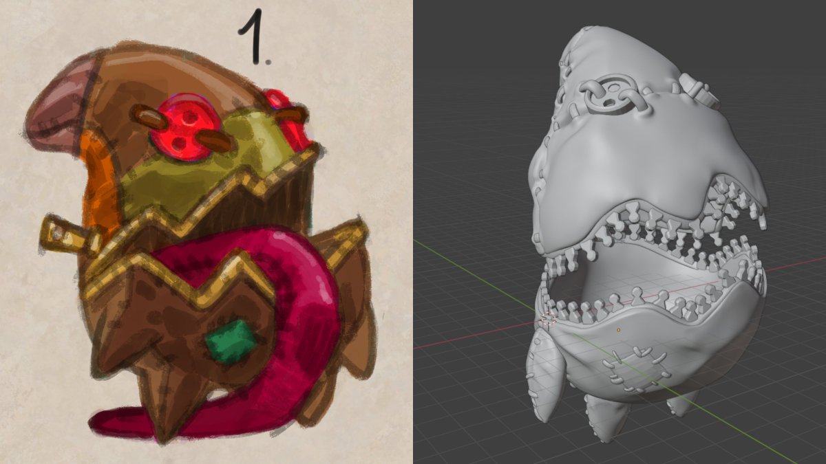 animus_gamedev's tweet photo. 𝗔𝗩 𝗨𝗡𝗜𝗩𝗘𝗥𝗦𝗘 game dev diary #75: 🪐
New art process for our upcoming IP. Meet our enemy: Minion. 

#indiegame #indiedev #art #game #gamedev #3D #Blender https://t.co/XGAKjElmo1