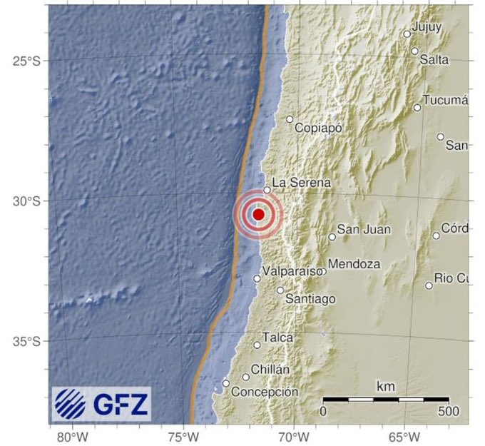 WeatherMonitors's tweet image. BREAKING: A magnitude 6.4 earthquake shakes the area near Ovalle, Chile.
