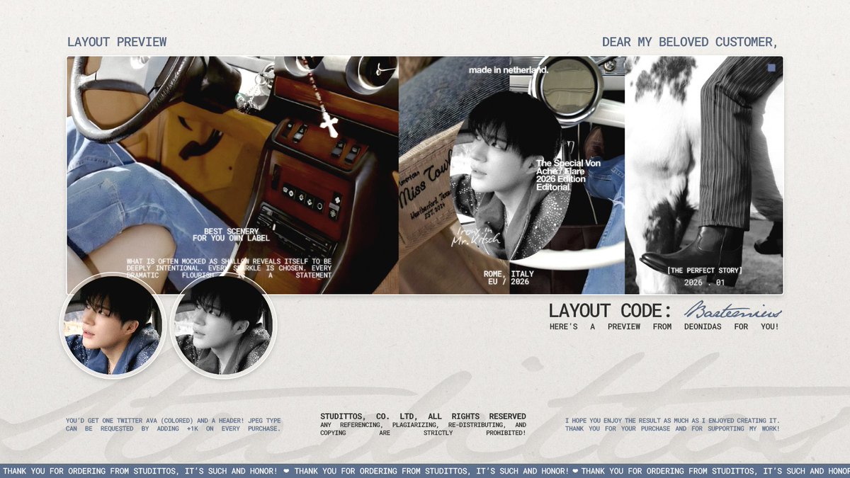 Studittos's tweet image. Help me to RT/REPOST this?

Selamat malam! Aku membawa READY STOCK untuk katalog 'BARTEMIUS, dan JOSEPHINE' dengan muse JENO yang bisa langsung kalian take melalui DM, ya!

📩: DETAILS ON ALT!
💵: 8k/each, FREE RE-TEXT!

#zonauang #zonaba #zonabu