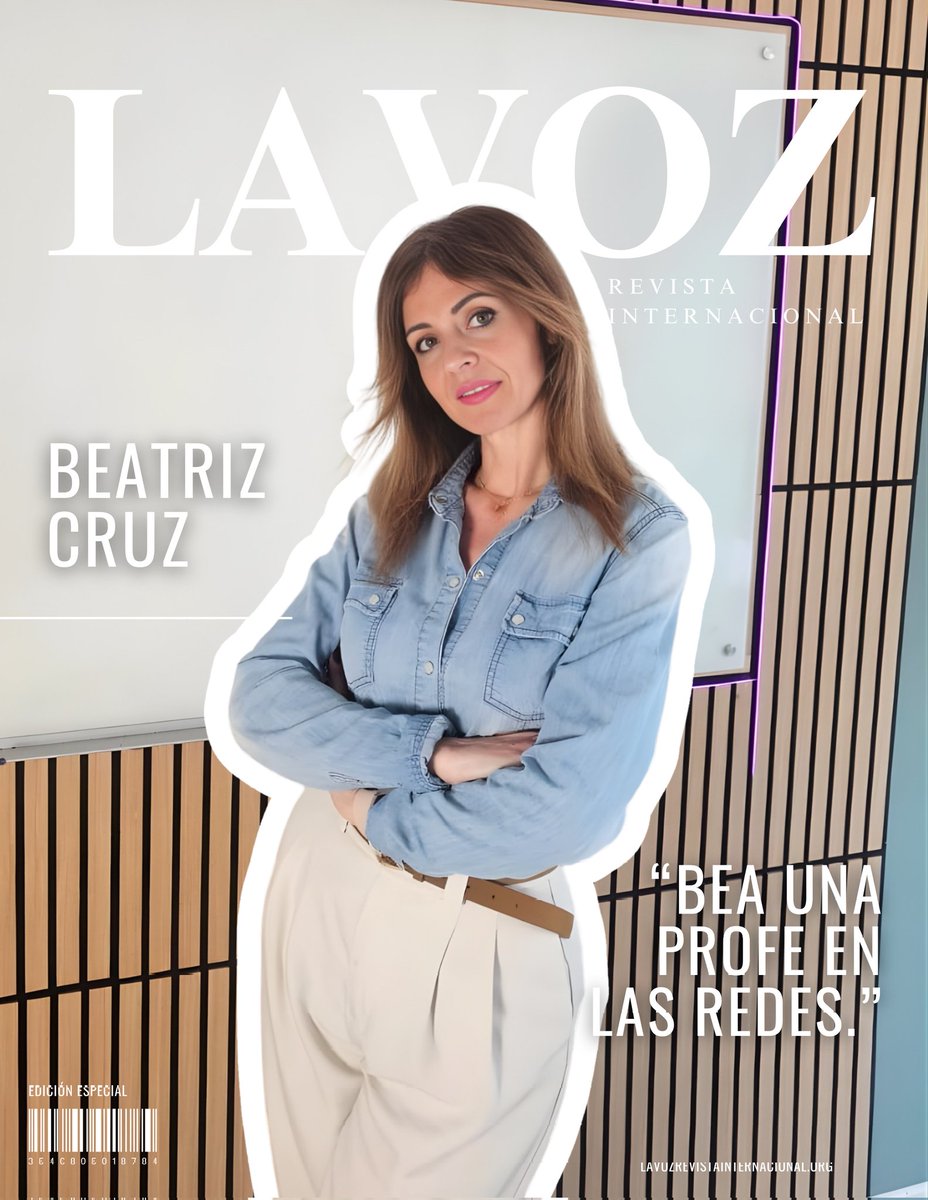 #LaVozRevistaInternacional 

BEATRIZ CRUZ 🇪🇸

⭐ @beaclases08 

🌐  lavozrevistainternacional.org/educacion/beat…

👉🏻 Web: lavozrevistainternacional.org
📱 Contacto Revista La Voz: +51 991981686 (WA)
🎓 Director La Voz: <a href="/ccancharez/">Christian Martin Cancharez Aguirre</a>