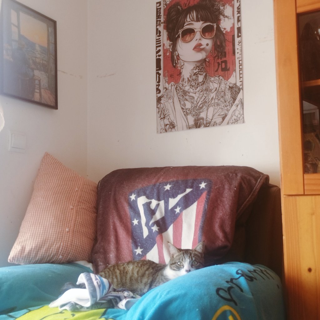 Afilando garras para esta noche ❤️⚪❤️ #AtletiBarça