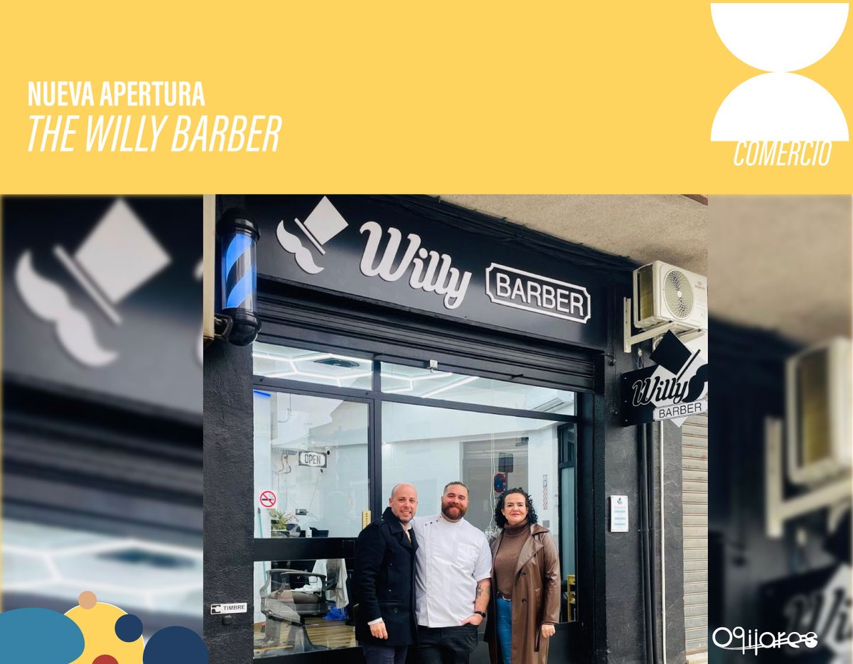 AytoOgijares's tweet photo. ✂️Desde el Ayuntamiento queremos dar la bienvenida a The Willy Barber, nuevo negocio que se suma al tejido comercial de nuestro municipio.

Le deseamos mucho éxito en esta nueva etapa💙

📍 Calle Real Baja, frente a la Comisaría de Policía Local
📞 Citas: 624 08 30 67

¡ https://t.co/Sk5fQb807Z