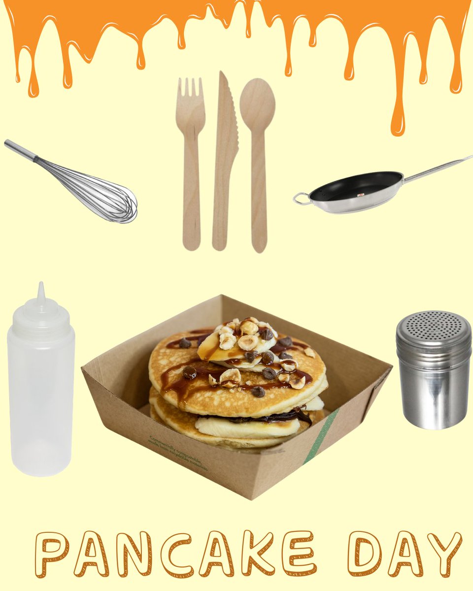 🥞 Pancake Day is nearly here.

We’ve got all the equipment you need to whip up and serve the perfect stack - just add your favourite toppings. 

What’s going on yours this #ShroveTuesday?

 #firststopsupplies #PancakeDay #baking