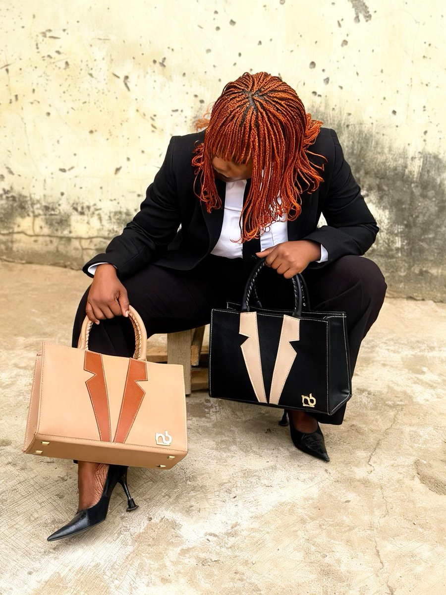 Bass_fenty's tweet photo. My love for suits drove me into making a bag with the lapel detailing 😊 this is my newest bag design.

First two colors but will also be made in different other colors😊 https://t.co/Os7pQd4ozS