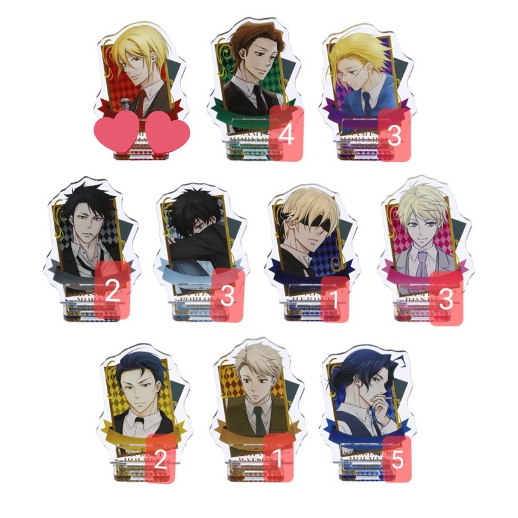 交換、譲渡】憂国のモリアーティ アクリルフィギュアコレクション 憂