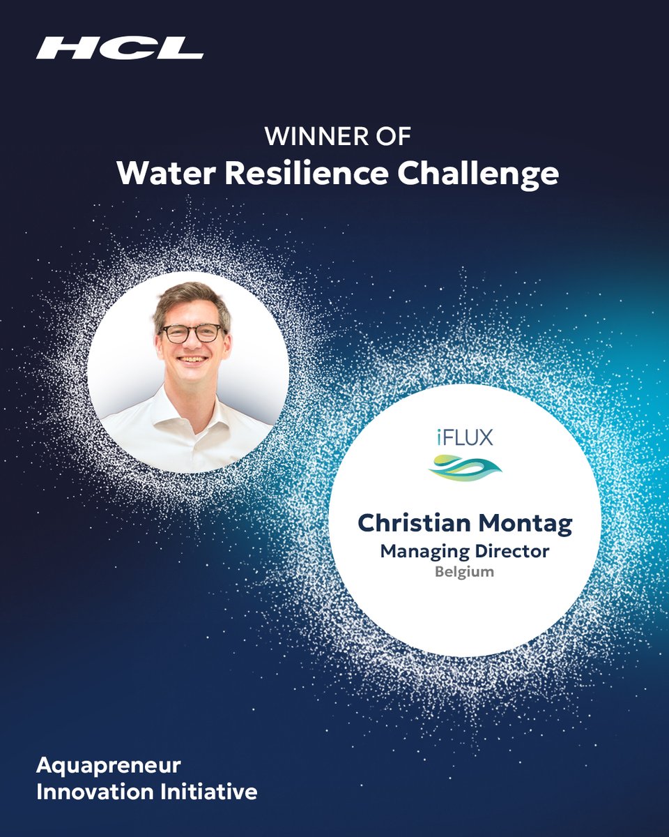 HCLGroup_'s tweet photo. Introducing iFLUX, an Aquapreneur from the HCL Group &amp; @WEFUpLink Water Resilience Challenge.

Through the Aquapreneur Innovation Initiative, HCL Group and @WEFUpLink support real-time groundwater data solutions that strengthen water management.

#HCL #HCLtech #Aquapreneur https://t.co/hEZqC35bt1