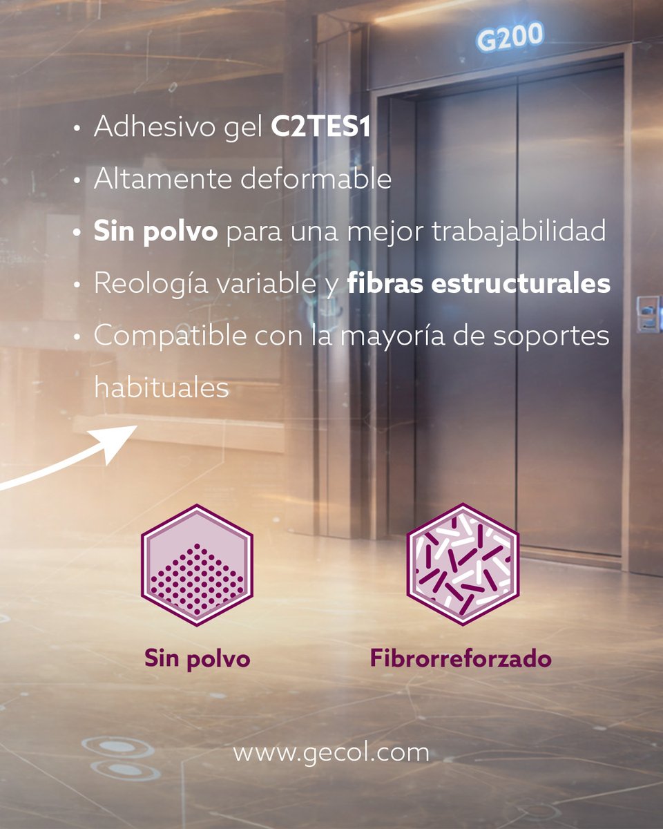 Hoy presentamos el nuevo G200 Flexible premium 😎:
· Adhesivo tipo gel C2TES1 
· Altamente deformable
· Reología variable
· Fibrorreforzado

¡Ideal para proyectos en los que se requiera menos polvo para mejorar la trabajabilidad!
gecol.com/es/g200