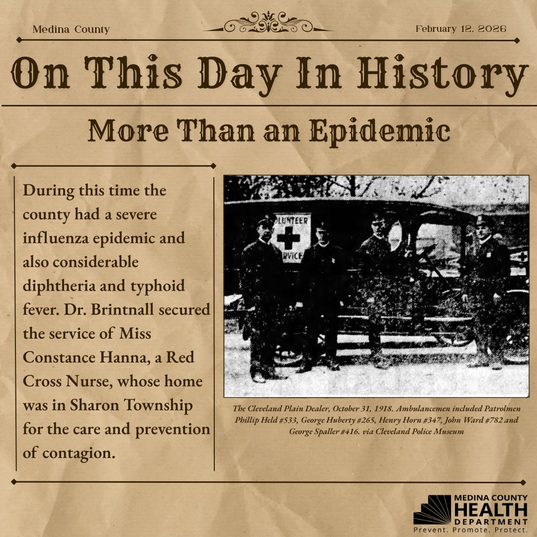 Medina County Health Department tweet media