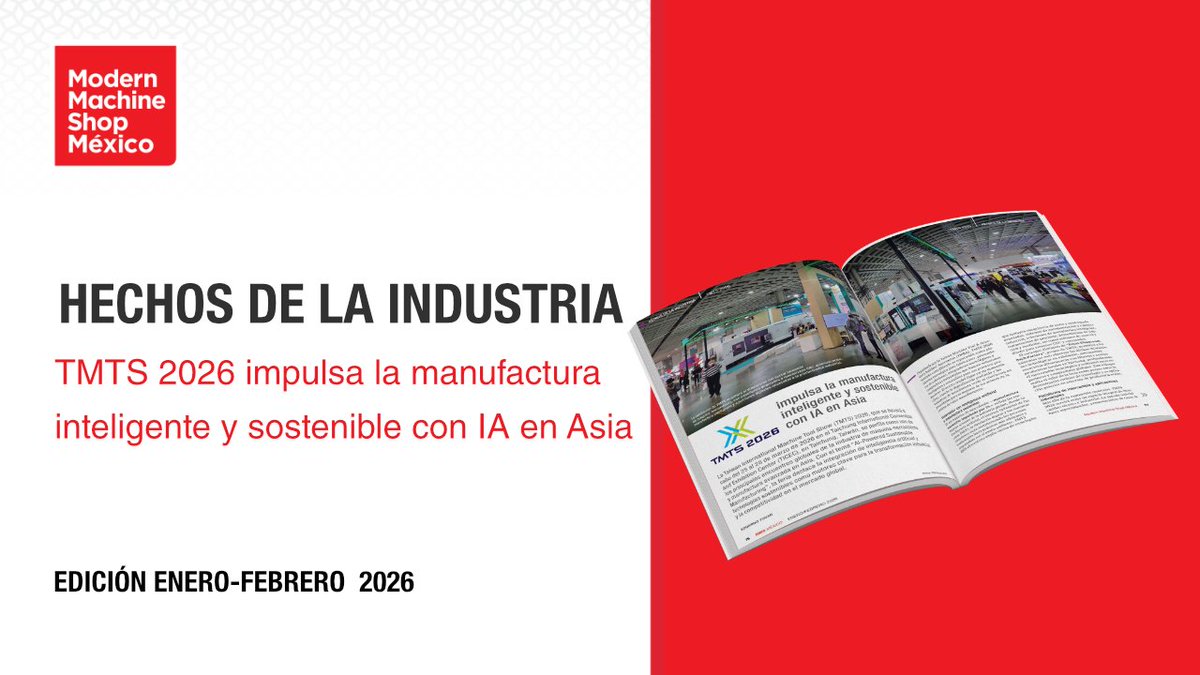 MMS_Mexico_'s tweet image. 👉#TMTS2026 coloca la IA y la #manufactura sostenible en el centro de la producción industrial. El contenido analiza tecnologías, procesos y aplicaciones que definen la #manufacturaavanzada en Asia. 📌Consulte más aquí: mms-mexico.com/articulos/tmts…