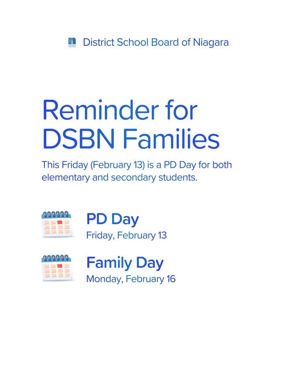 District School Board of Niagara tweet media