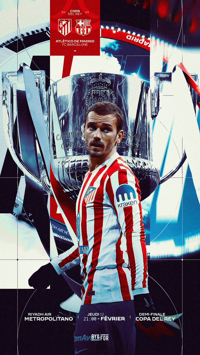 SEV7ENFR's tweet photo. 𝗠𝗔𝗧𝗖𝗛𝗗𝗔𝗬 ▸ "🎯" 𝑪𝒐𝒑𝒂 𝒅𝒆𝒍 𝑹𝒆𝒚 : @AntoGriezmann https://t.co/Bd80XHyAon