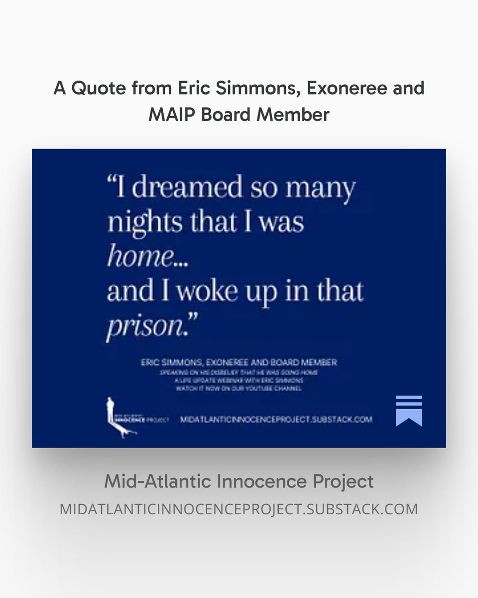 Mid-Atlantic Innocence Project tweet media