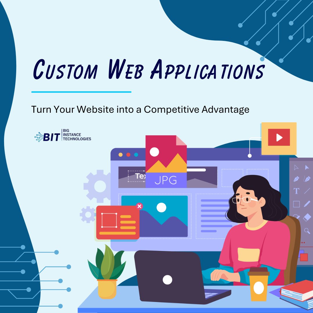 In our latest blog, we explain how custom web applications help businesses move faster, work smarter, and stand out online ⚡

Read it here: biginstance.com/how-custom-web… 

#customwebapplications #webapps #webdevelopment #digitalbusiness #techstrategy #softwaredesign #customsoftware