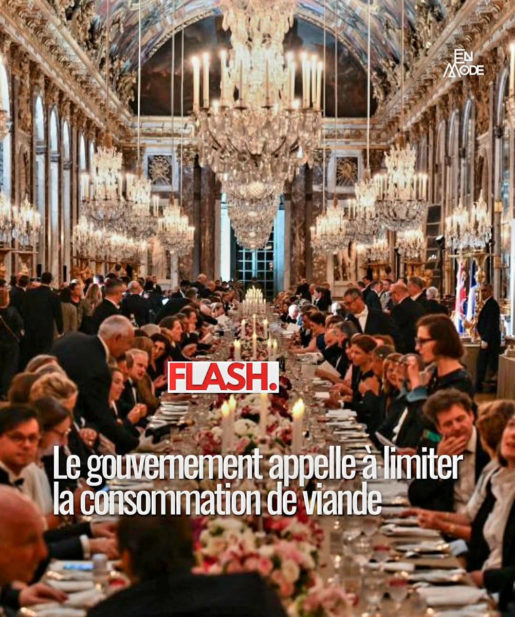 🇫🇷🥩  Le gouvernement appelle à « une limitation » de la consommation de viande dans un contexte de préoccupations sanitaires et environnementales.