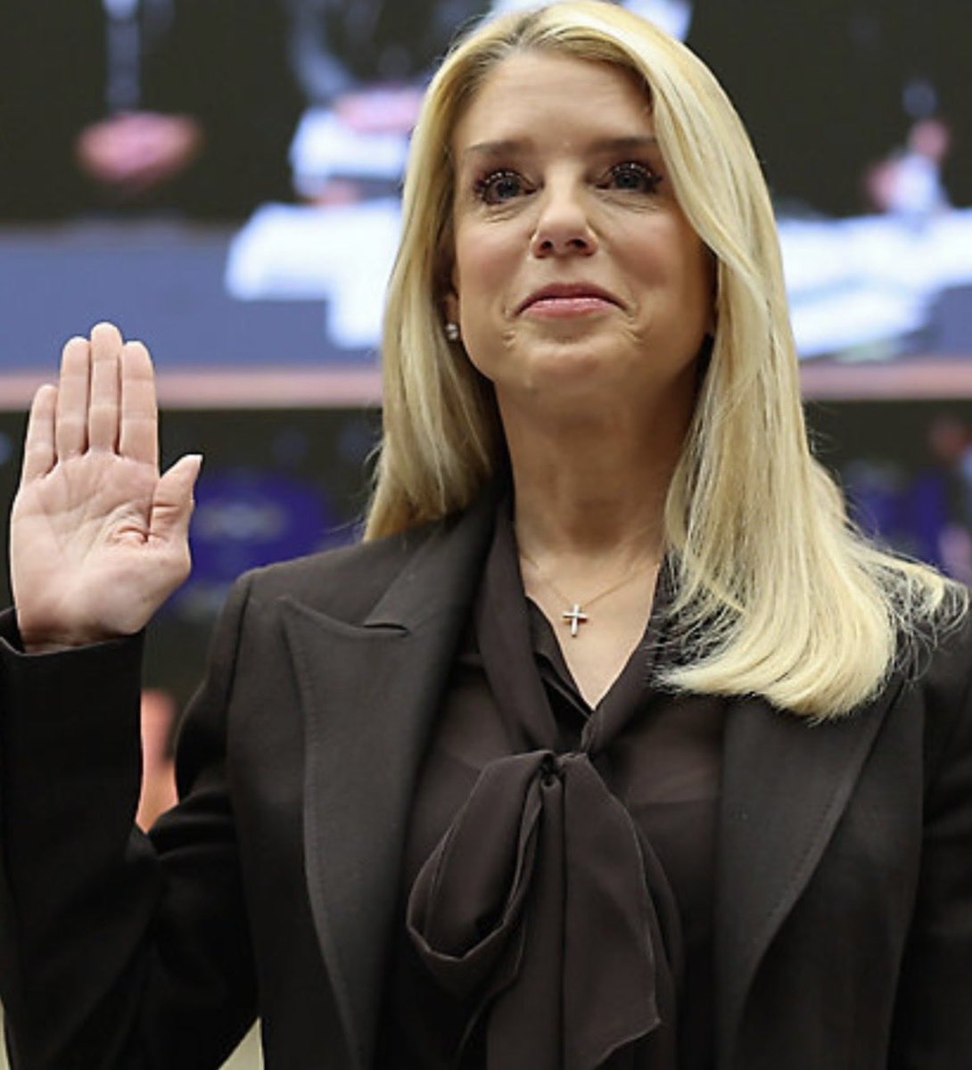 BrittanyinTexas's tweet image. She sports the cross… and somehow manages to be aggressive, nasty, and unholy all at once. Truly inspiring.