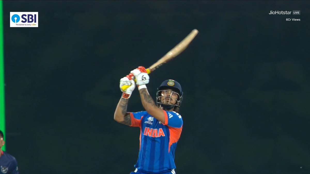 KumarAmit9992's tweet photo. Ishan Kishan goes BOOM 💥
50 off just 20 balls 🔥
Absolute carnage. No mercy. Pure timing, pure power.
When he gets going like this, bowlers just survive. 🚀 #IshanKishan
#Indvsnamibia https://t.co/xLMMhrsvBN
