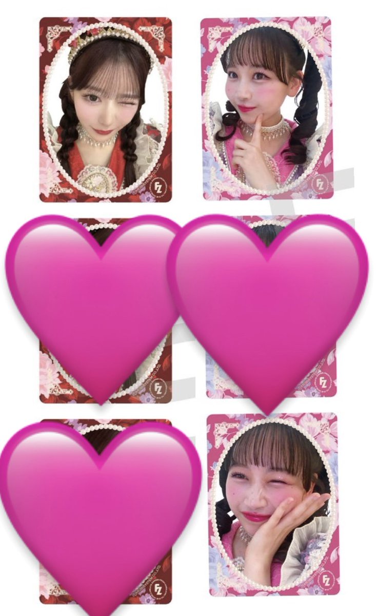 FRUITS ZIPPERトレカ交換

譲　1枚目画像
求　2枚目🩷のついてないもの

紙トレカは2枚出します（TikTok以外）

#ふるっぱー交換