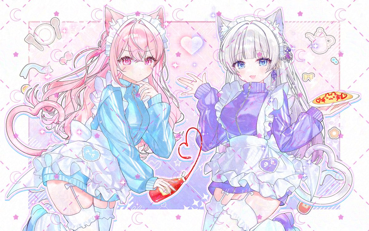 大の仲良し♡♡ 花園そらちゃん（@sora_hanazono ）との コラボ1枚絵