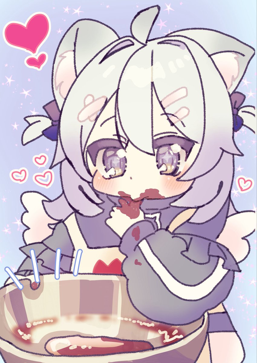 #VRCくりえいてぃ部_1hdraw
つまみ食いぱたにゃこちゃん！
初参加楽しかったです！！！