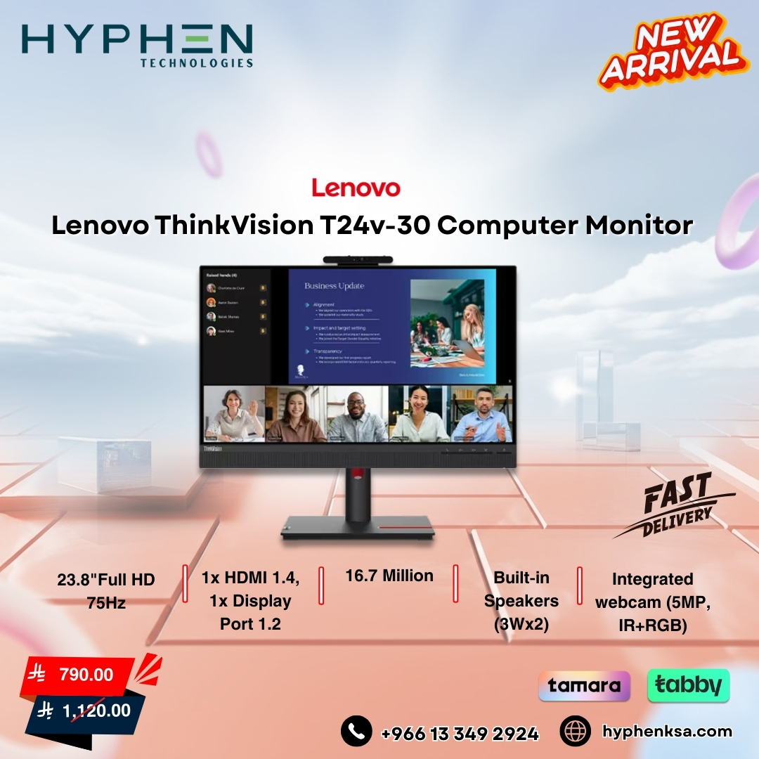 hyphenksa2025's tweet image. 🖥️ LENOVO THINKVISION MONITORS: Built for the way you work.

👇 Choose your professional display:

▪️ T24v-30 – 24
▪️ T27QD-V4 – 27
▪️ T24m-29 – 24

📞 Call: +966 13 349 2924
🌐 Shop: hyphenksa.com
#Lenovo #ThinkVision #BusinessMonitor #HyphrenTech #SaudiBusiness