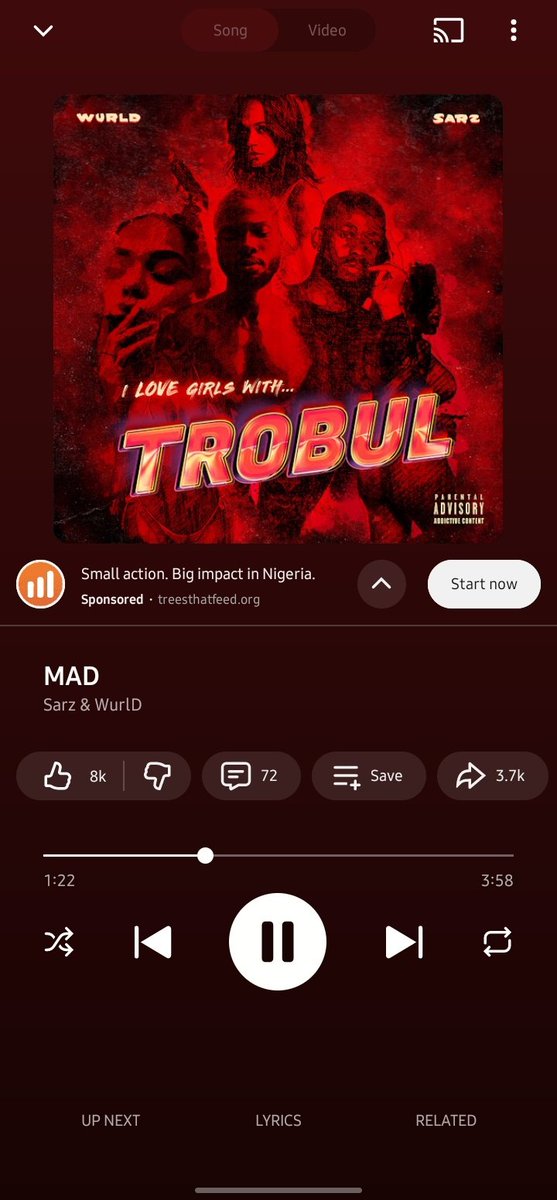 Tolanidabezz's tweet photo. @thisisWurlD Bro!!!! Invite @beatsbysarz and give us hit 🔥 🔥 like this. https://t.co/6AeWniOP2l
