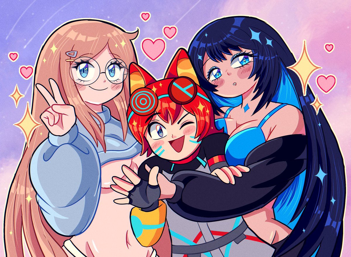 Heyo <a href="/VivianValenArt/">Vivian Valentin</a> <a href="/anna_o_ren/">Shy A.O.REN ✦</a> <a href="/anna_o_renko/">A.O.REN ✦</a> hope you two doing alright and Amelie and Anna too 💙🩵💙
Art 🎨 by good friend <a href="/ManysArt1/">Many's Art 💜✨</a> 💜