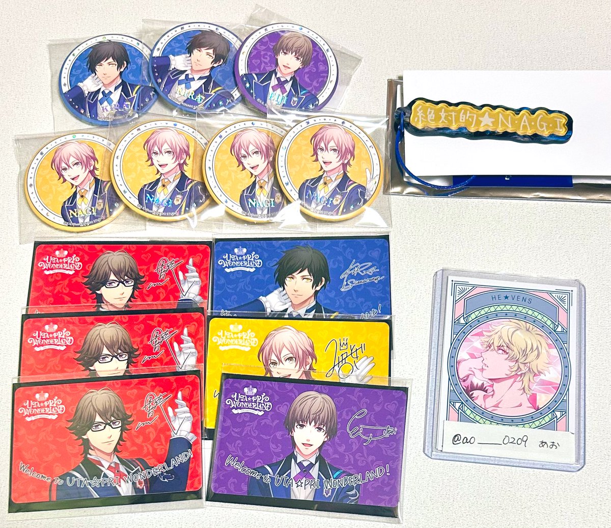 no_TL 【 譲渡 】うたプリ ワンダーランド 缶バッジ ビジュカ アクリル