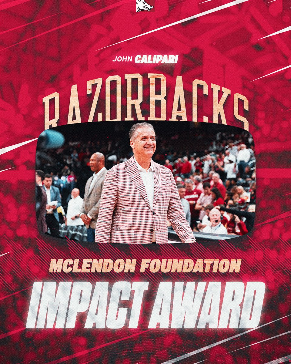 Congrats to Coach Calipari on being selected as a McLendon Foundation Legacy of Impact honoree.