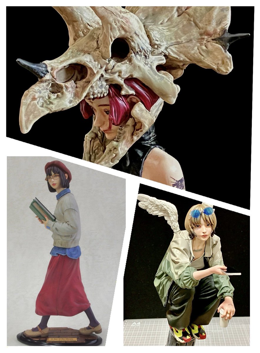 買って塗装したガレージキット見たい WFは行ったことないですがネット