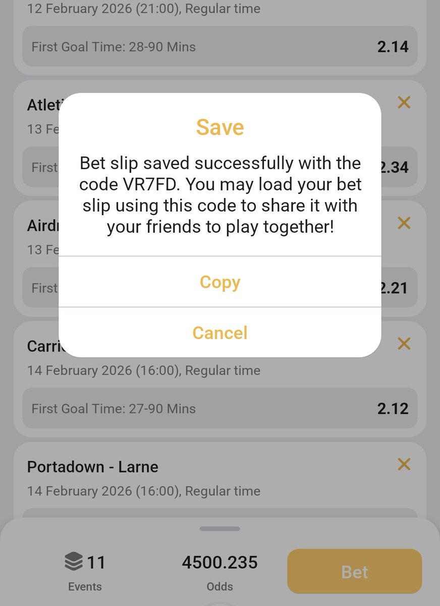 boomonmymind's tweet photo. First Goal Time on Secretbet

Odds - 4500

Code - VR7FD

Link - https://t.co/ZdhaMpYLtT

PromoCode - BOOMNATION

TG - https://t.co/xPvCAl6g1j

WhatsApp - https://t.co/sxZBvRskGa

#SystemIt #SplitIt https://t.co/mcUONtPhLb
