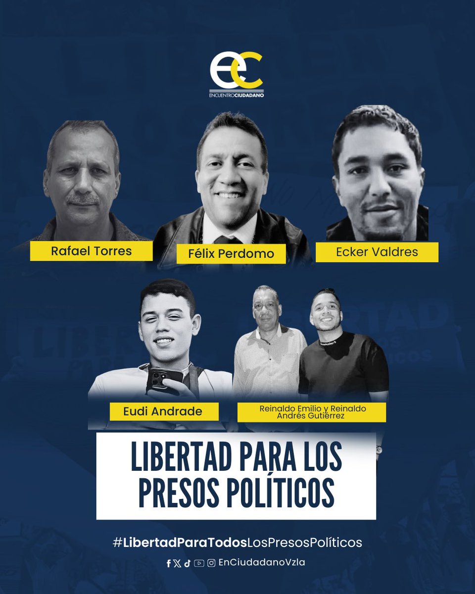 Actualmente hay seis personas residentes de los Altos Mirandinos que están detenidos sin justificación alguna.

Rafael Torres del municipio Guaicaipuro.

Ecker Valdres del municipio Carrizal.

Eudi Andrade, Félix Perdomo, Reinaldo Jesús y Reinaldo Andrés Gutiérrez del municipio