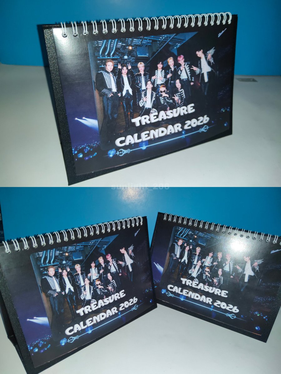 🌟 GIVEAWAY DESK CALENDAR TREASURE FOR 1 WINNER 

💎 desk calendar fanmade

Rules:
✯ follow me 
✯ like &amp; rt this tweet
✯ HARUS SAYANG TREASURE ALL MEMBERS 
✯ komen yang baik baik yeahh

End TBA goodluck yaa 🌱✨