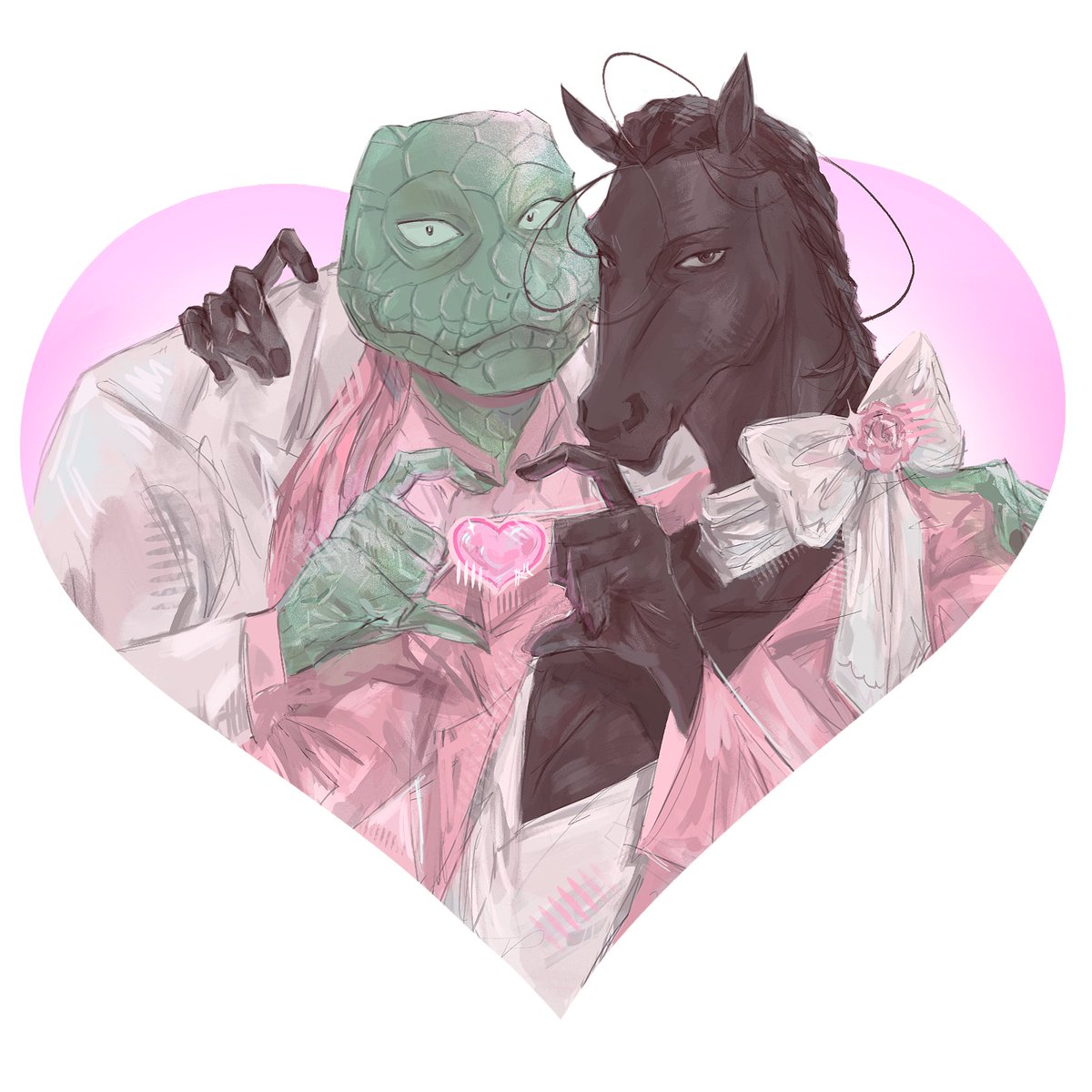 stugitti's tweet photo. 2 days till valentines💘 #BEASTARS #carrotvenom https://t.co/k7w4XOy4xM